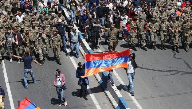 Protesty w Armenii /	AA/ABACA /PAP/EPA