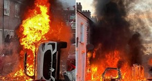 Protesty w Belfaście po ataku migranta przerodziły się w zamieszki. Miasto w ogniu