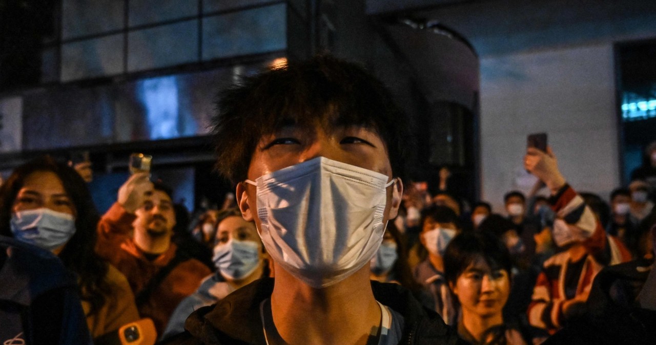 Protesty w Chinach kluczowe dla wielu rynków. AFP-PHOTO 1 HTH CHN AFP/AFP HECTOR RETA /AFP