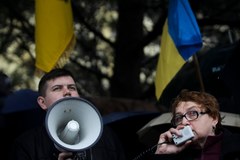 Protesty w Europie przeciwko przemocy na Ukrainie