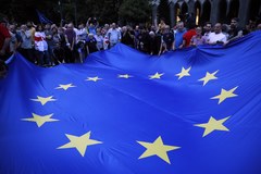 Protesty w Gruzji po decyzji UE