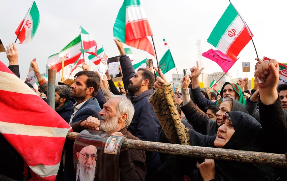 Protesty w Iranie trwają od połowy listopada /Abedin Taherkenareh   /PAP/EPA