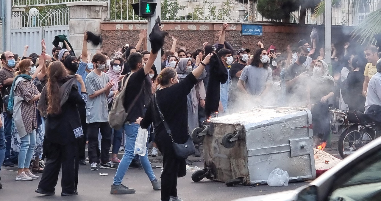 Protesty w Iranie, wrzesień 2022 r. /Getty Images / Stringer /Getty Images