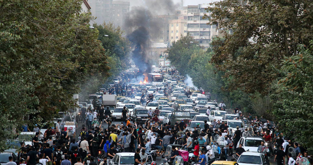 Protesty w Iranie, wrzesień 2022 r. /Getty Images