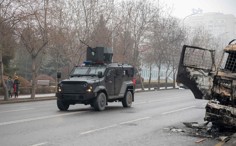 Protesty w Kazachstanie /ALEXANDR BOGDANOV/AFP /East News
