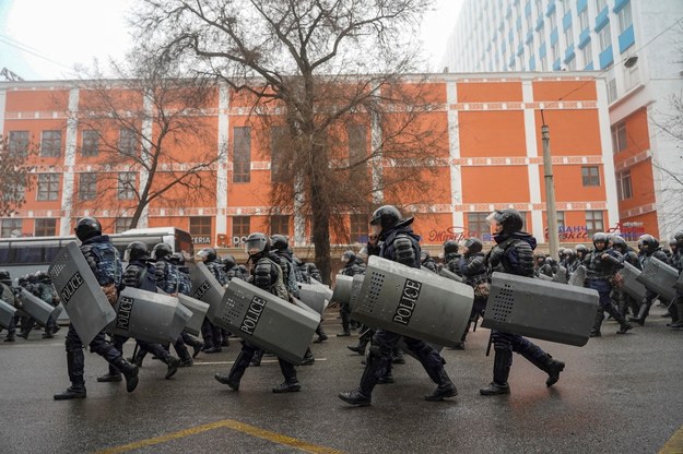 Protesty w Kazachstanie /STRINGER /PAP/EPA