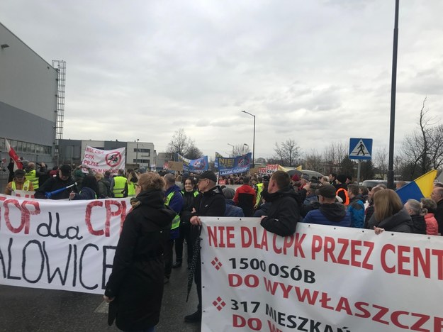 Protesty w Mikołowie /Marcin Buczek /RMF FM