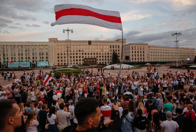 Protesty w Mińsku /TATYANA ZENKOVICH  /PAP/EPA
