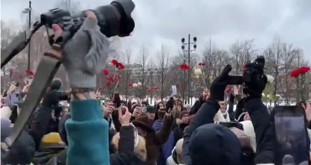 Protesty w Moskwie /NEXTA /