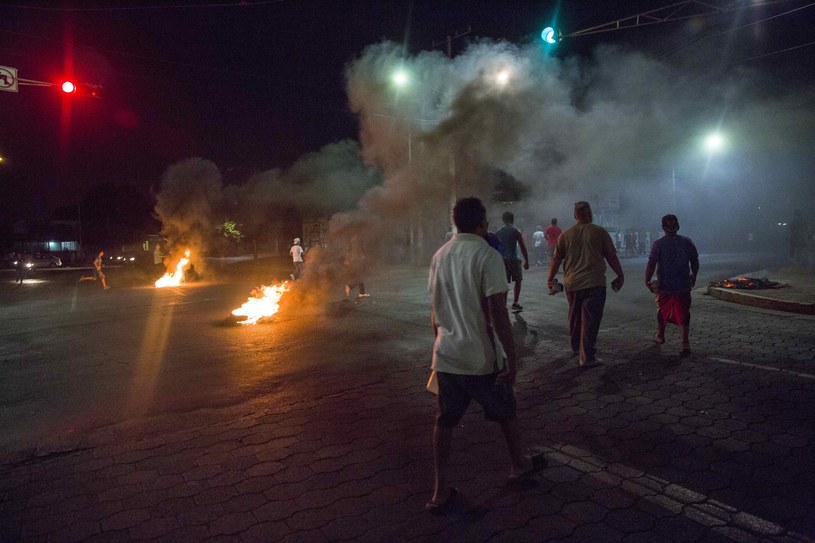 Protesty w Nikaragui /Jorge Torres /PAP