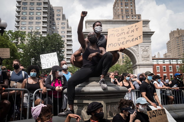 Protesty w Nowym Jorku /ALBA VIGARAY /PAP/EPA