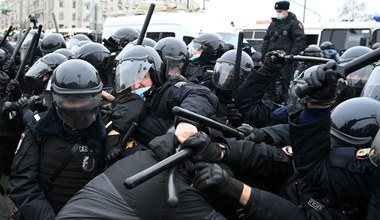 Protesty w obronie Aleksieja Nawalnego. W Moskwie demonstranci starli się z policją