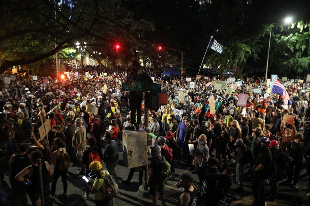 Protesty w Portland /DAVID SWANSON /PAP/EPA