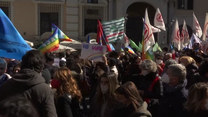 Protesty w Rzymie. Żądają zakończenia inwazji