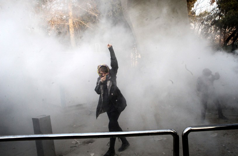Protesty w Teheranie /AFP