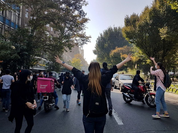 Protesty w Teheranie /STR /PAP/EPA