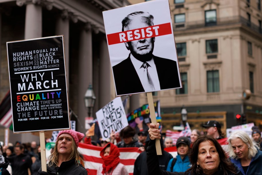 Protesty v USA /EPA /CJ Gunther /PAP /EPA