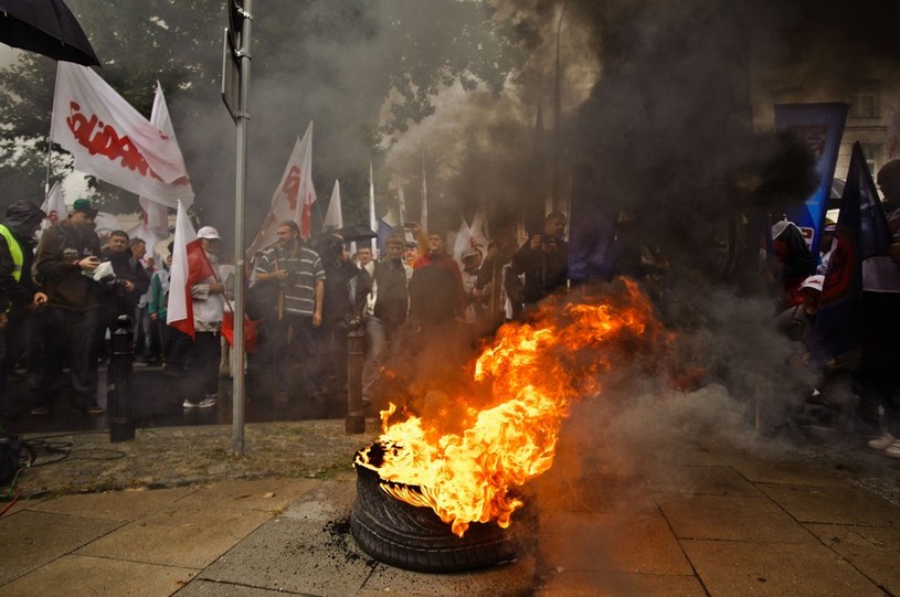 Protesty w Warszawie /Tomasz Urbanek /East News