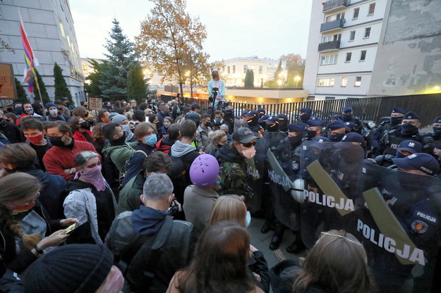 Protesty w Warszawie /Paweł Supernak /PAP