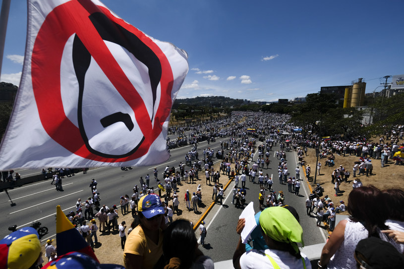 Protesty w Wenezueli /AFP