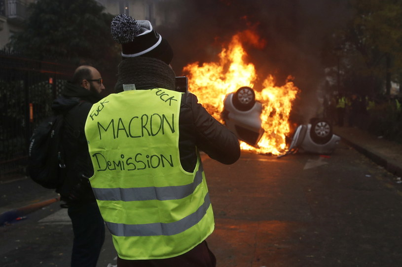 Protesty we Francji /YOAN VALAT  /PAP/EPA