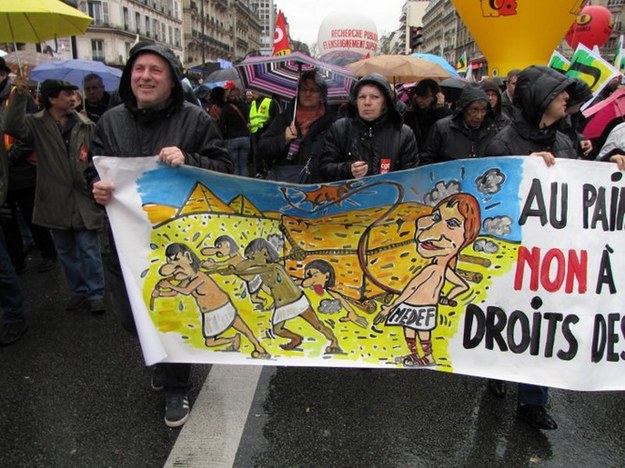 Protesty zorganizowano w ponad 170 francuskich miastach /Marek Gładysz /RMF FM