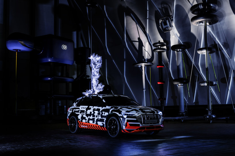 Prototyp Audi w klatce Faradaya /Informacja prasowa