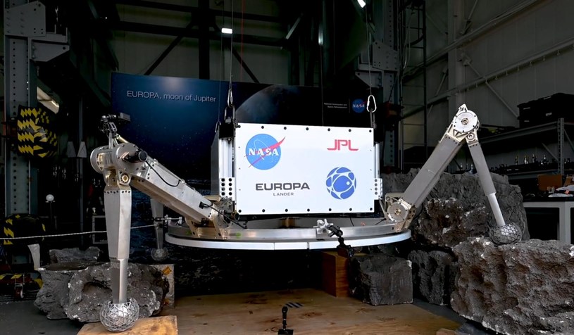Prototyp lądownika Europa Lander, który testuje NASA /NASA/JPL-Caltech /materiały prasowe