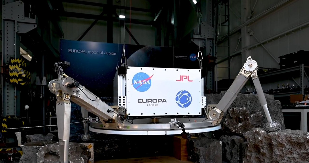 Prototyp lądownika Europa Lander, który testuje NASA /NASA/JPL-Caltech /materiały prasowe