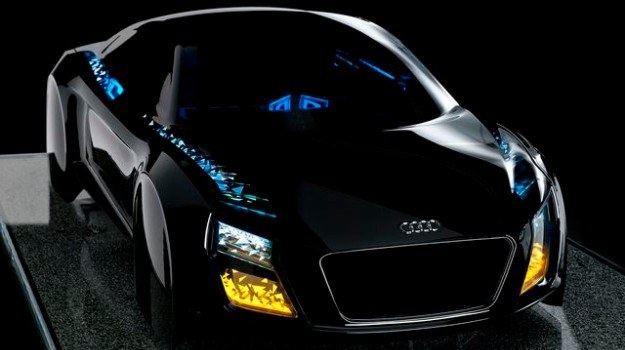 Prototypowe Audi, uzbrojone w nowoczesne systemy oświetlenia. /Audi