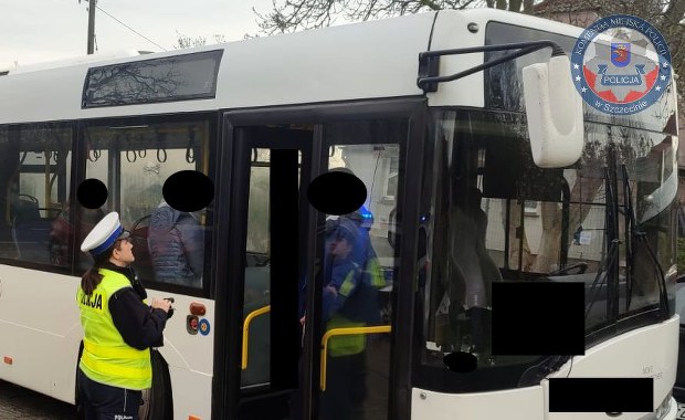 Prowadził autobus miejski pod wpływem alkoholu. Zasnął podczas kontroli