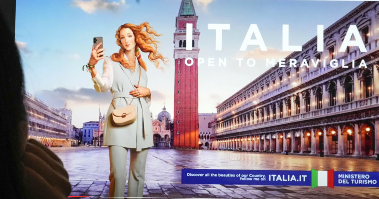 Prowadzona przez Wenus kampania reklamująca Włochy została skrytykowana przez mieszkańców kraju /AP Photo/Gregorio Borgia /East News