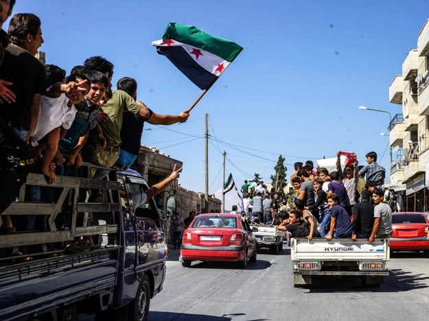 Prowincja Idlib jest ostatnią enklawą rebeliantów prowadzących zbrojną walkę z armią prezydenta Syrii Baszara el-Asada / 	STR   /PAP/EPA