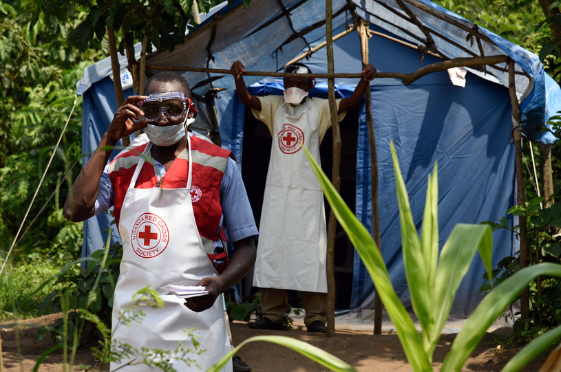 Prowizoryczny szpital w DRK /ISAAC KASAMANI / AFP /AFP