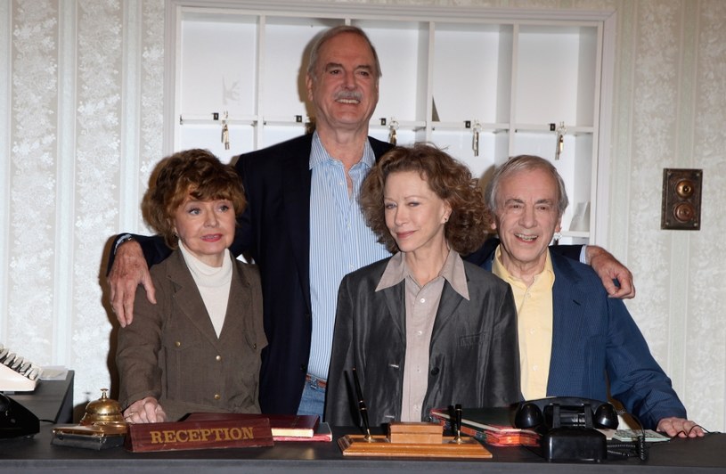 Prunella Scales, John Cleese, Connie Booth, Andrew Sachs /Tim Whitby /Getty Images