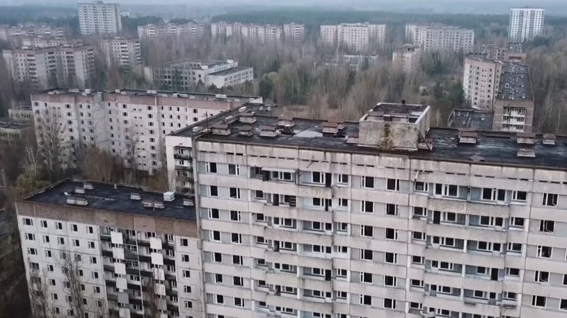Prypeć z drona. Wyludnione miasto obok Czarnobyla na zdjęciach z lotu ptaka /Geekweek