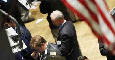 Przebieg korekty na Wall Street w środę został "zakłócony" zwyżką po decyzji Fed /AFP