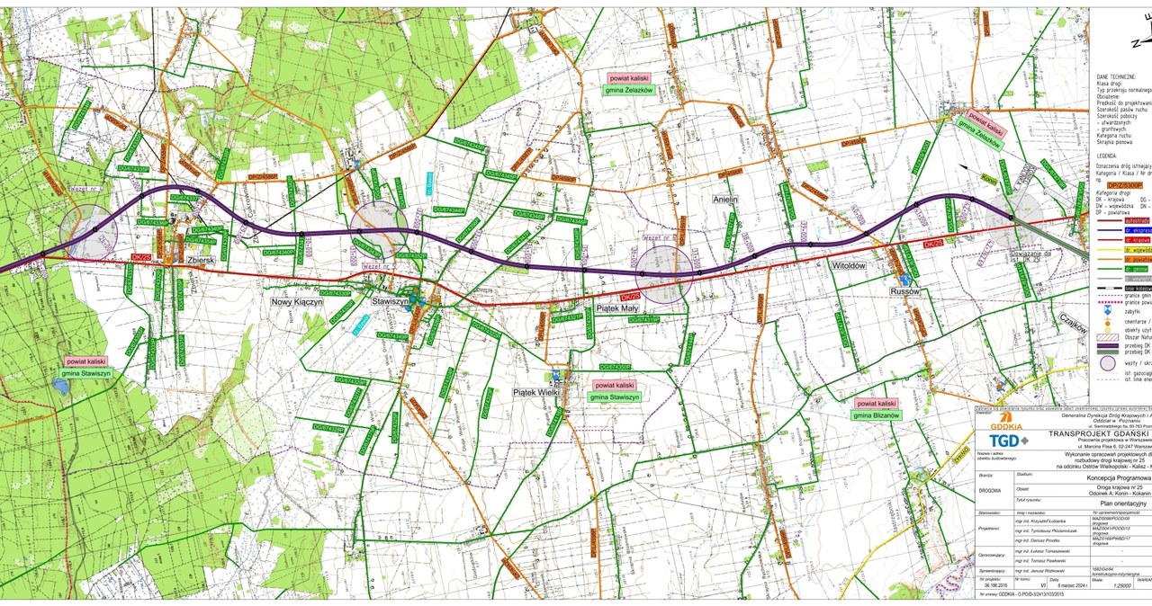 Przebieg planowanej trasy /GDDKiA