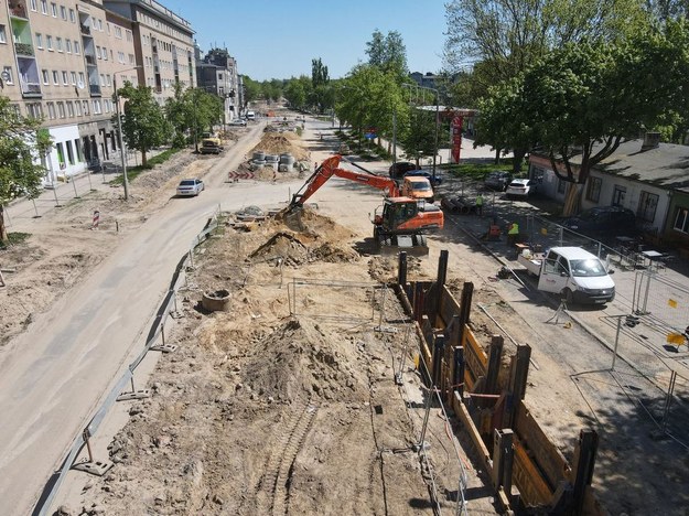 Przebudowa ul. Wojska Polskiego /Stefan Brajter / uml.lodz.pl /