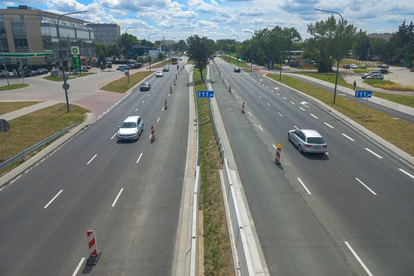 Przebudowany odcinek DK79 w Piasecznie tuż przed oddaniem do ruchu /GDDKiA