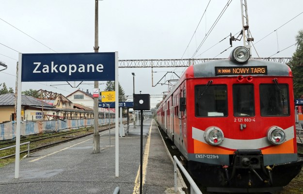 Przebudowywany dworzec kolejowy w Zakopanem / 	Grzegorz Momot    /PAP