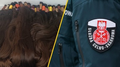 Przechwycono 15 kg ludzkich włosów. Miały trafić do zakładów fryzjerskich