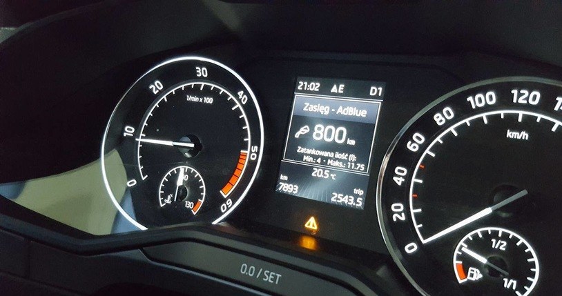 Przeciętne zużycie AdBlue wynosi około 1.5 litra na 1000 km. /INTERIA.PL