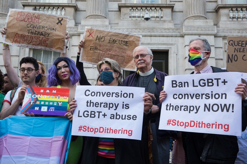 Przeciwko tzw. terapiom konwersyjnym odbywają się liczne protesty w wielu krajach /Mark Kerrison/In Pictures via Getty Images /Getty Images