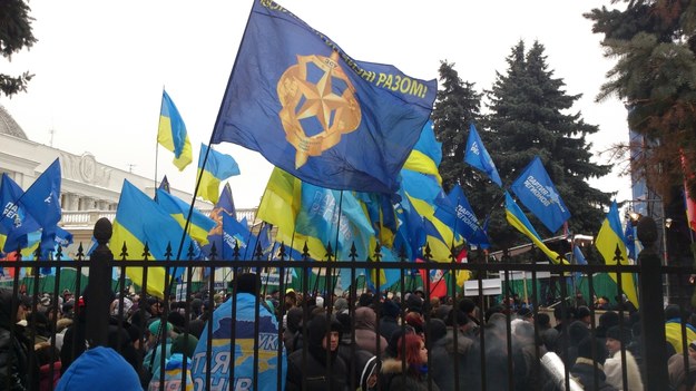 Przeciwnicy integracji z Unią szykują się do niedzielnego protestu /Krzysztof Zasada /RMF FM