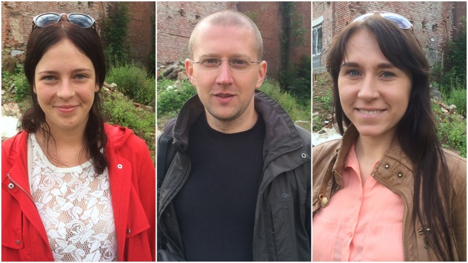 Przed charakteryzacją: Aleksandra, Adam i Agnieszka /Bartłomiej Paulus /RMF FM