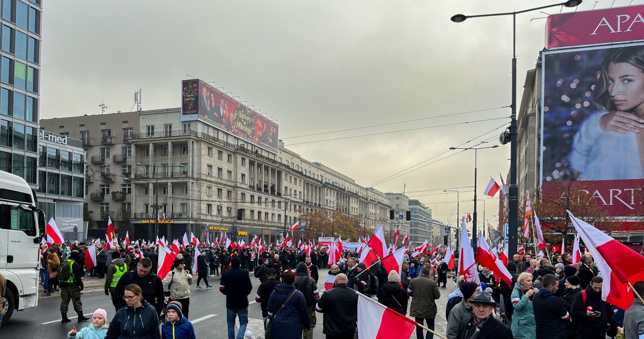 Przed Marszem Niepodległości w Warszawie