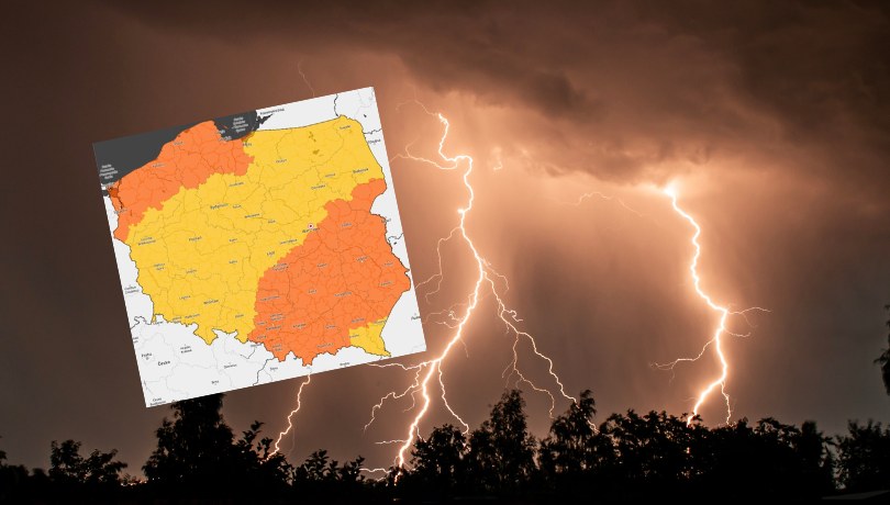 Przed nami potężne burze. IMGW wydał ostrzeżenia drugiego i pierwszego stopnia /Shutterstock