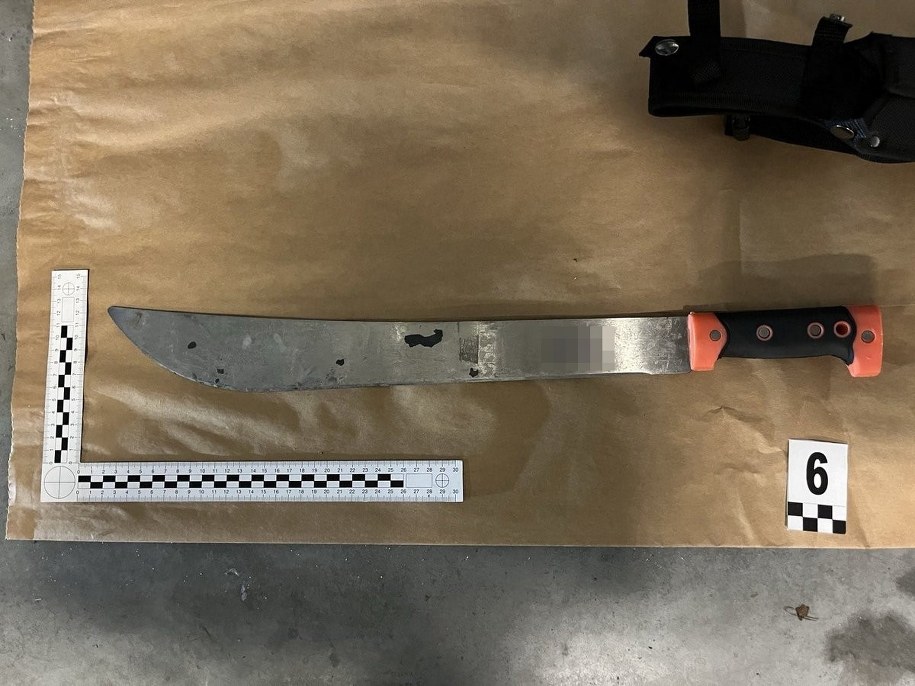 Przedmioty znalezione przy zatrzymanych /Policja