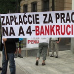 Przedsiębiorcy oszukani przy budowie A4 przyjechali do Sejmu